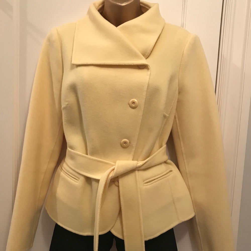 Carlisle yellow wool jacket